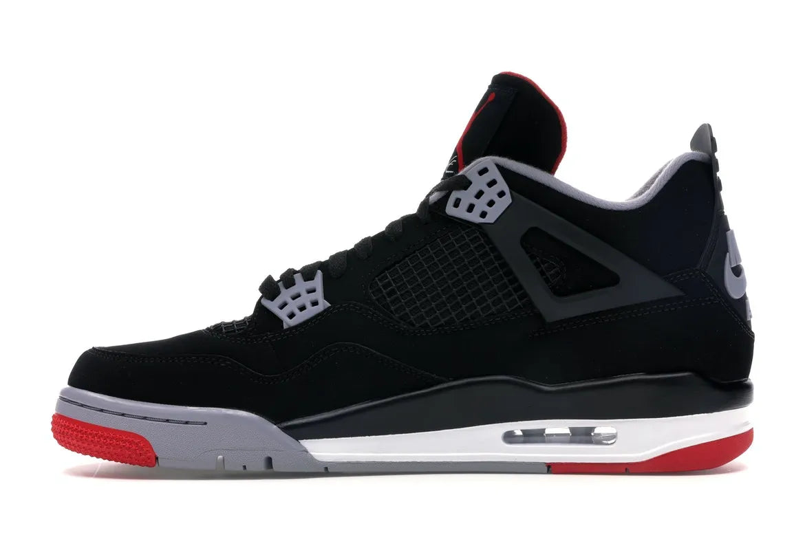 AIR JORDAN 4 RETRO BRED HEAVY QUALITY