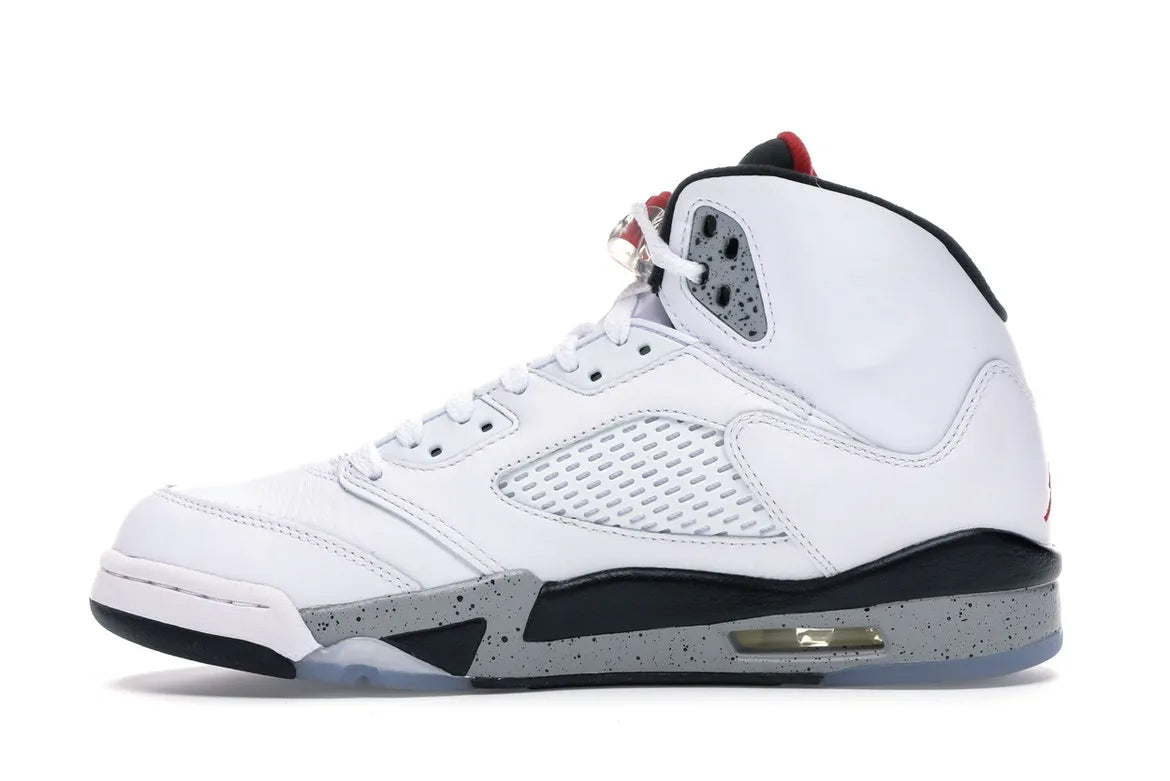 NIKE AIR JORDAN 5 RETRO WHITE CEMENT