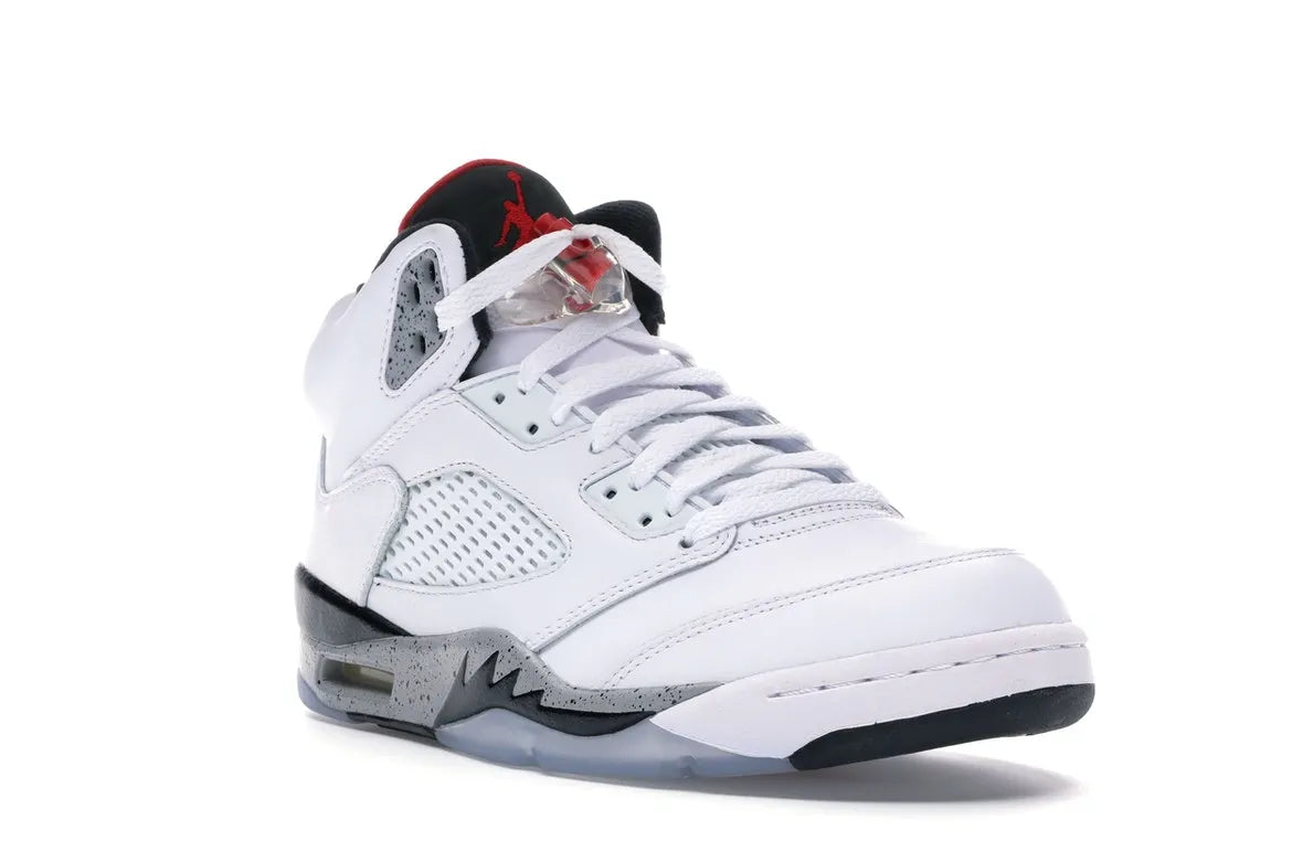 NIKE AIR JORDAN 5 RETRO WHITE CEMENT