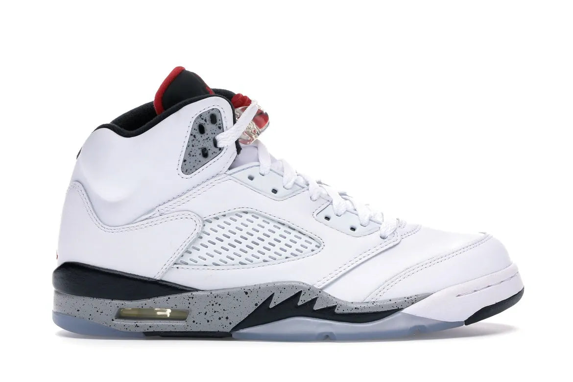 NIKE AIR JORDAN 5 RETRO WHITE CEMENT