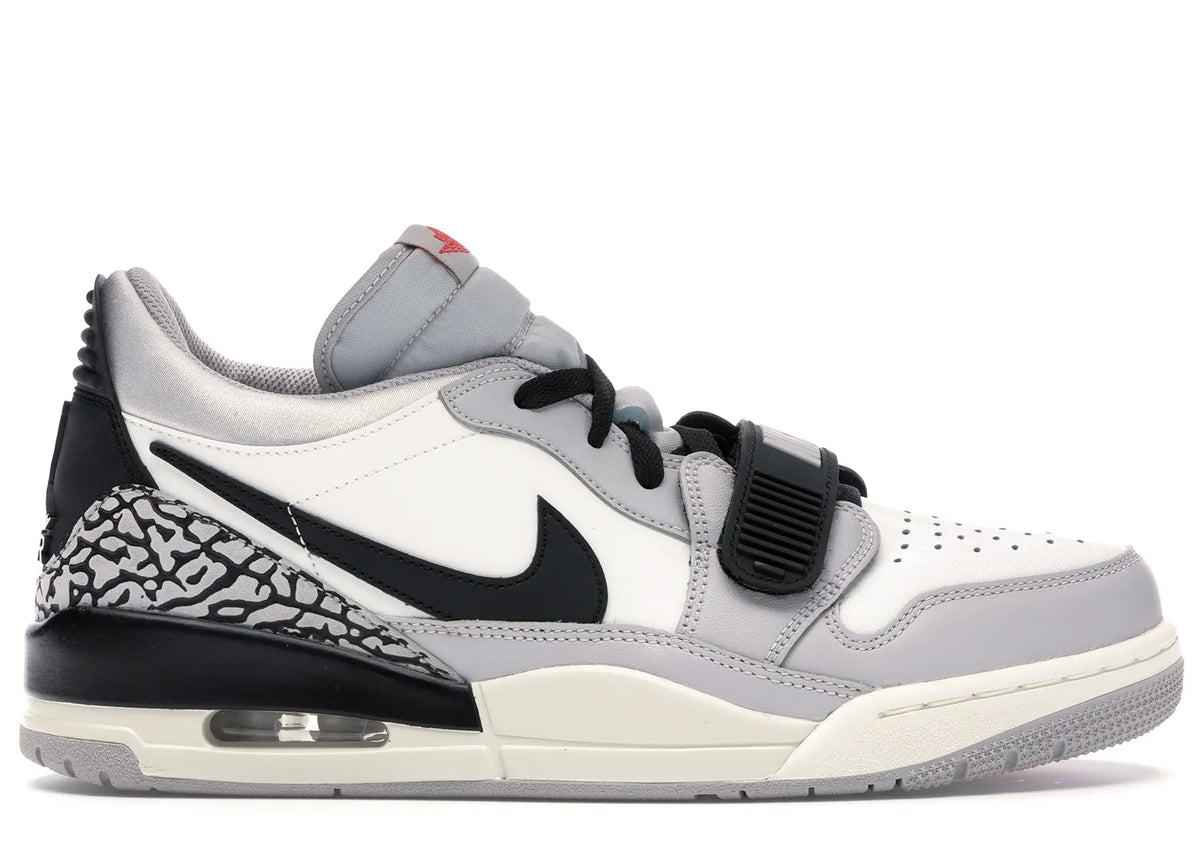 NIKE AIR JORDAN LEGACY 312 LOW TECH GREY FIRE RED BLACK