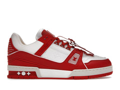 LOUIS VUITTON TRAINER RED WHITE