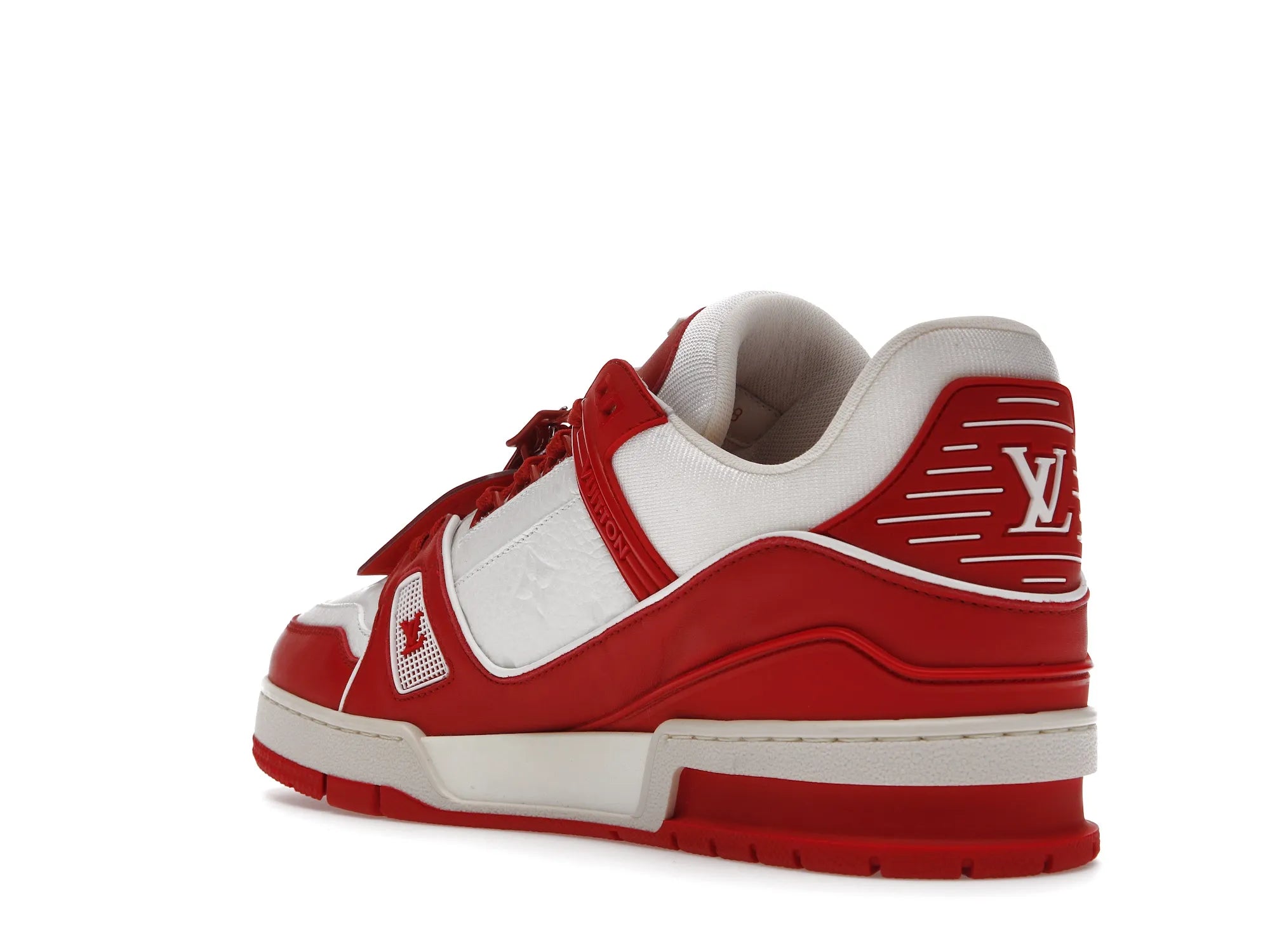 LOUIS VUITTON TRAINER RED WHITE