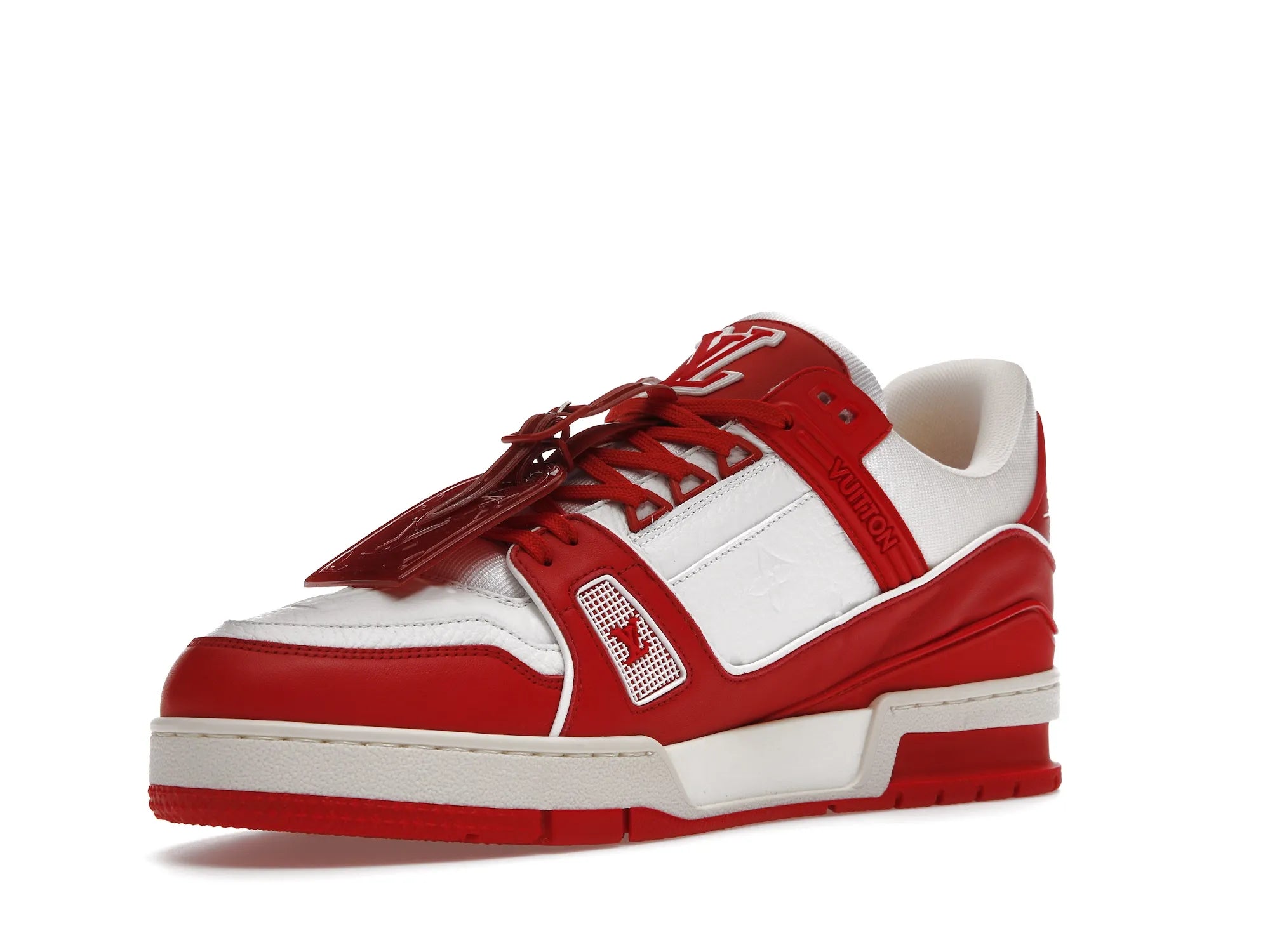 LOUIS VUITTON TRAINER RED WHITE