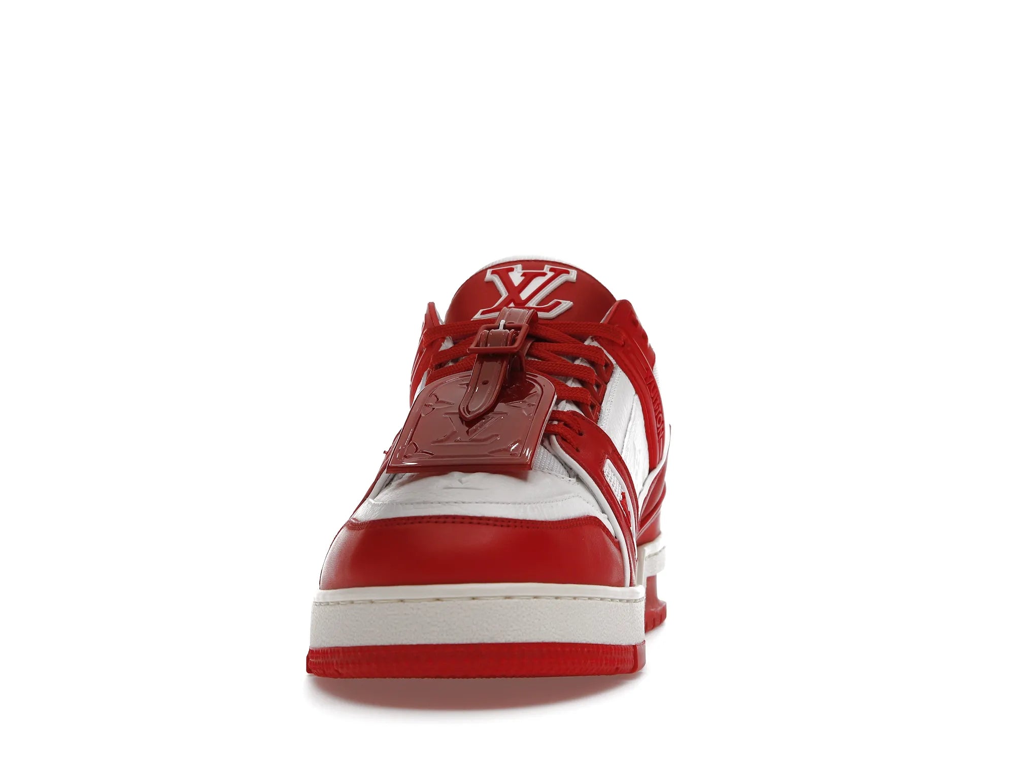 LOUIS VUITTON TRAINER RED WHITE