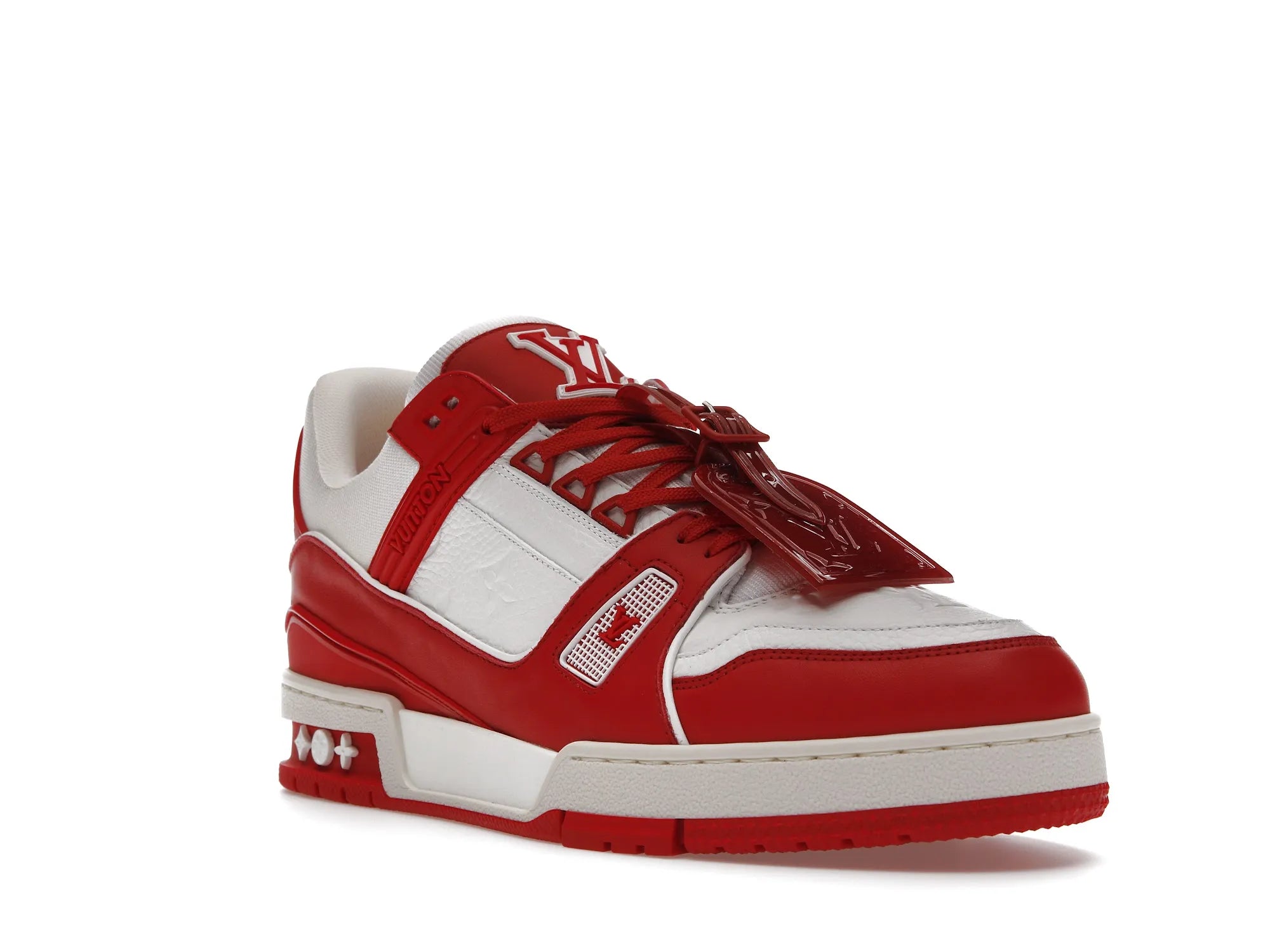 LOUIS VUITTON TRAINER RED WHITE