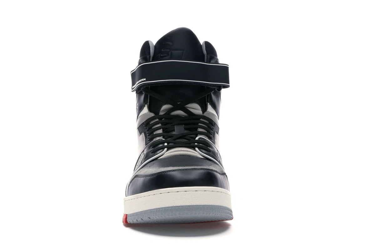 LOUIS VUITTON TRAINER SNEAKER BOOT HIGH BLACK GREY Lebrougesind