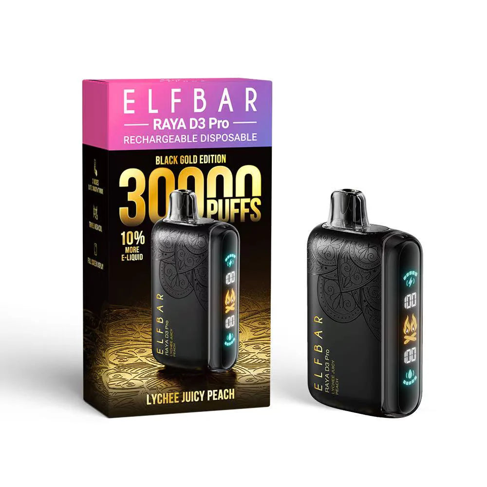 Elfbar Raya D3 Pro 30K Puffs Lychee Juicy Peach