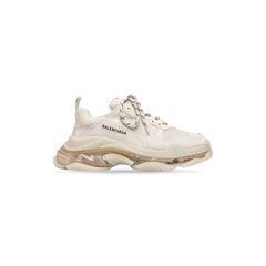 WMNs BalenciagaTriple S Clear Sole Off White