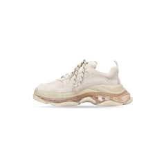 WMNs BalenciagaTriple S Clear Sole Off White