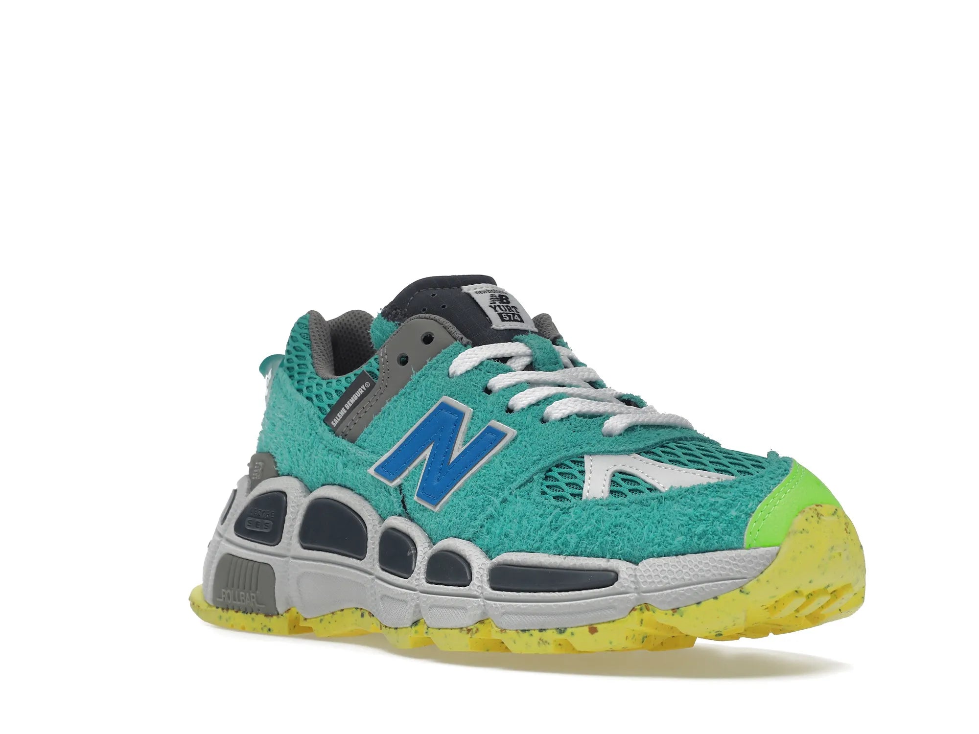 NEW BALANCE 574 YURT SALEHE BEMBURY UNIVERSAL COMMUNICATION EMERALD SKY