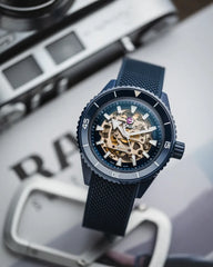 RADO CAPTAIN COOK SKELETON SPECIAL EDITION BLUE