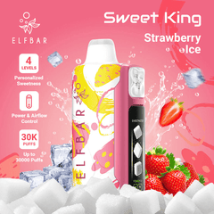 Elfbar sweet king new arrivals 30k puffs Strawberry Ice