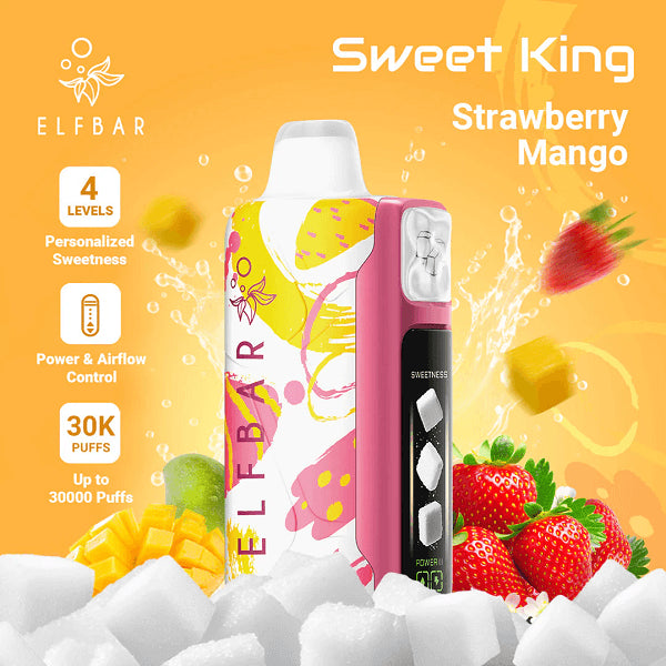 Elfbar sweet king new arrivals 30k puffs Strawberry Mango
