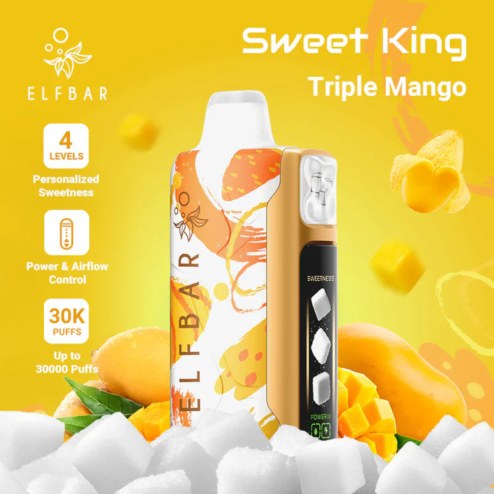 Elfbar sweet king new arrivals 30k puffs Tripple mango