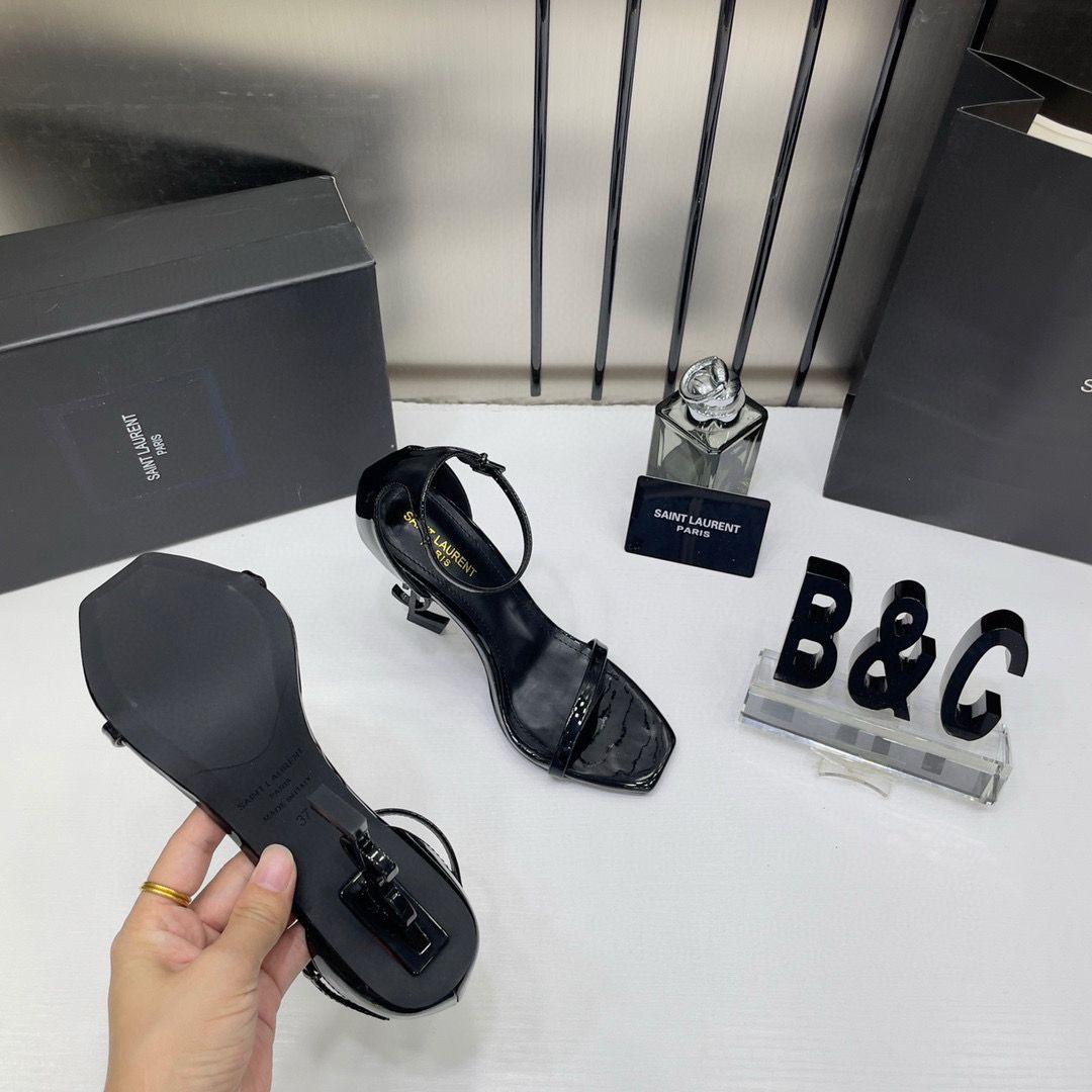Saint laurent ysl heels all black