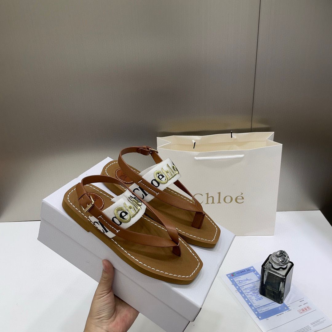 WMN Chloe Premium  Sandals Whit og box