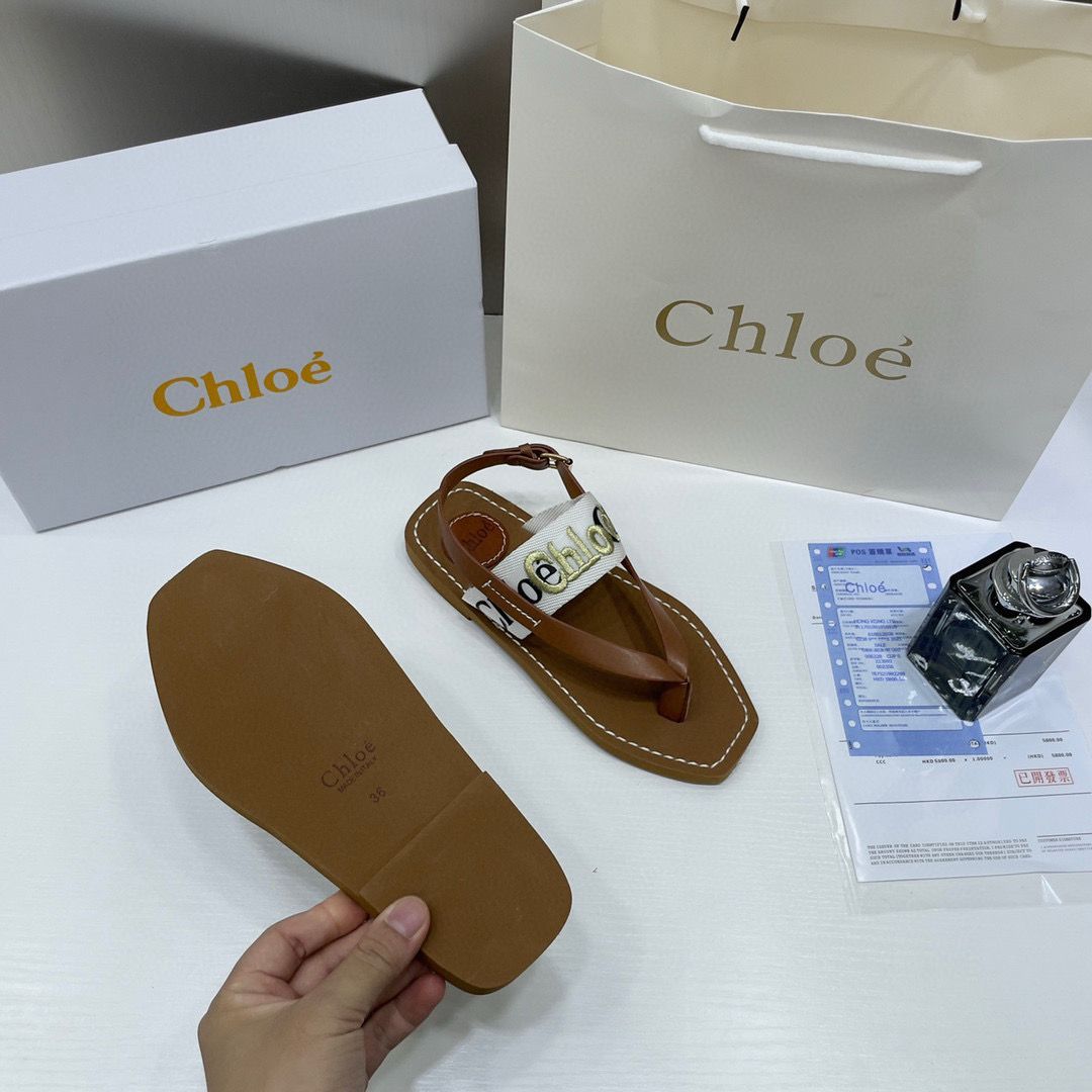 WMN Chloe Premium  Sandals Whit og box
