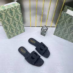 Gucci Premium sandal black whit og box