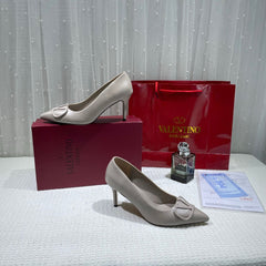 WMN Valentino Premium  Vlogo Gray Signature poudre