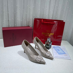 WMN Valentino Premium  Vlogo Gray Signature poudre