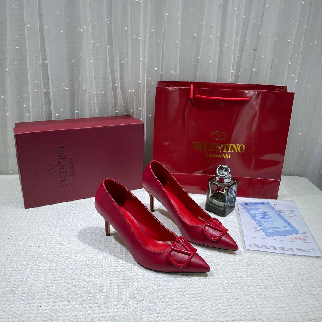 WMN Valentino Premium  Vlogo Red Signature poudre