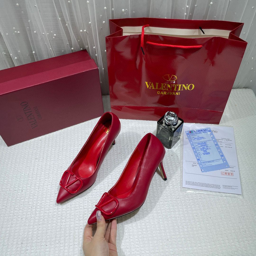 WMN Valentino Premium vlogo signature Red