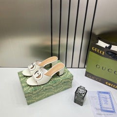 Gucci Premium Interlocking G Espadrille Wedge Sandals Women’s