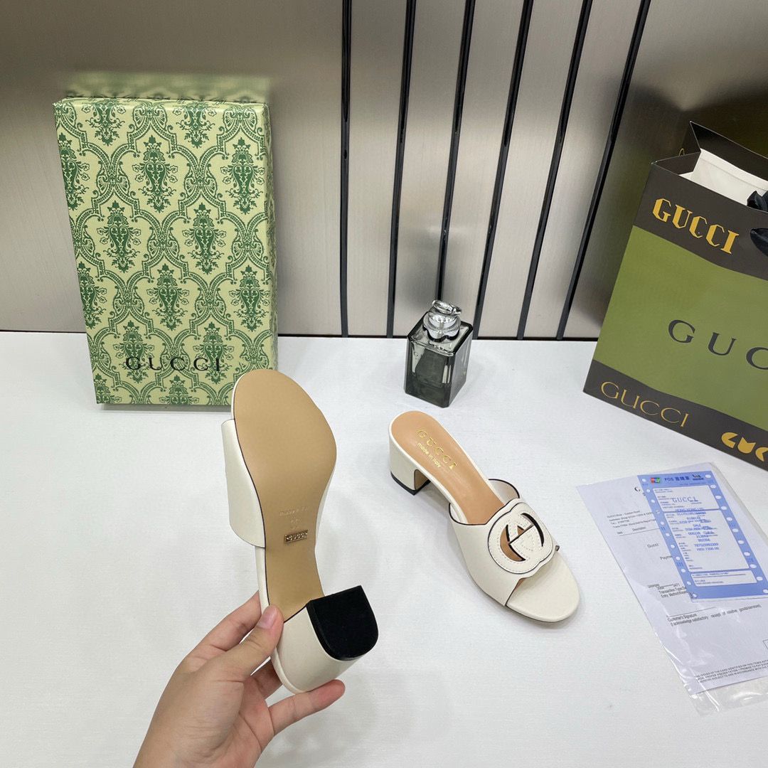 Gucci Premium Interlocking G Espadrille Wedge Sandals Women’s