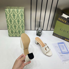 Gucci Premium Interlocking G Espadrille Wedge Sandals Women’s