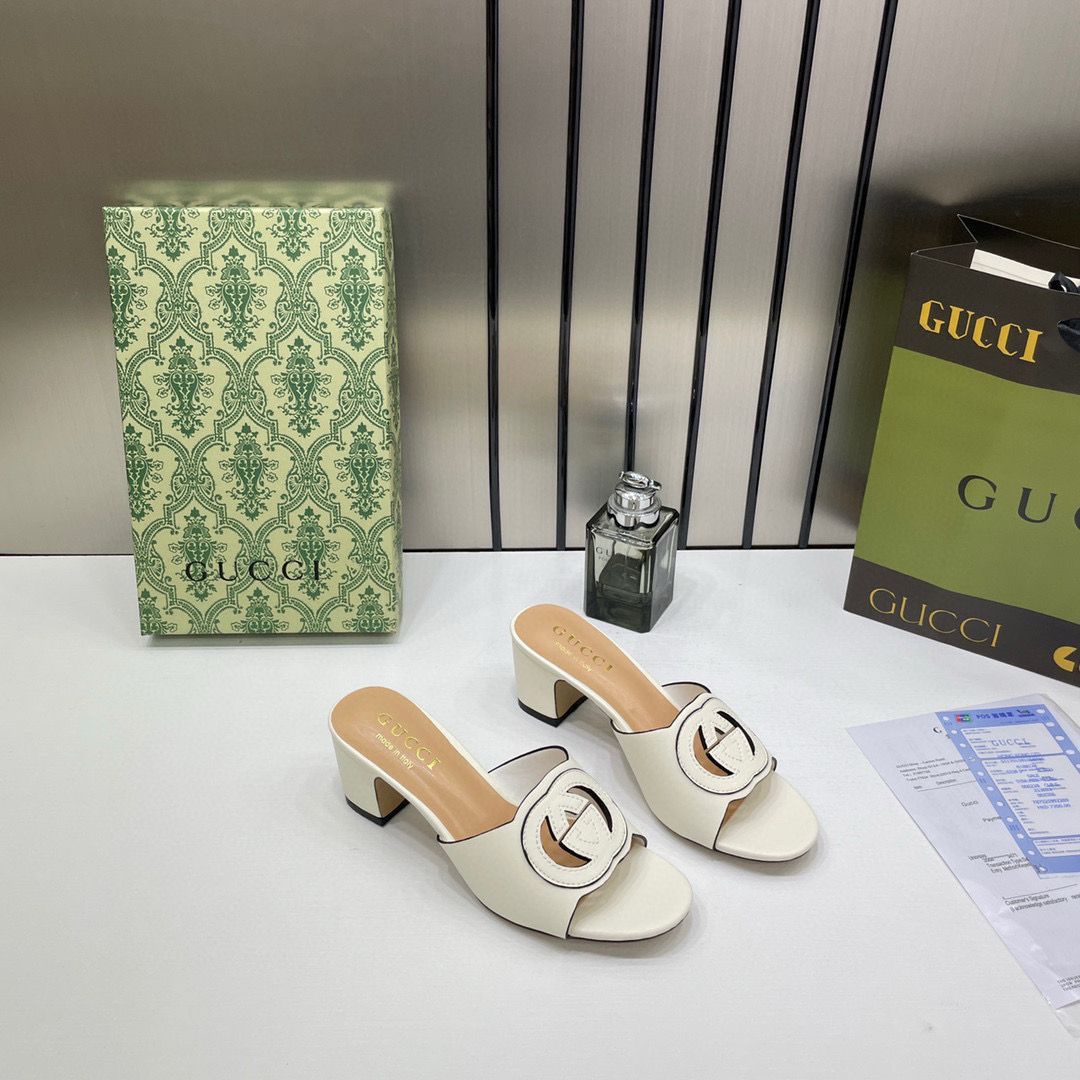 Gucci Premium Interlocking G Espadrille Wedge Sandals Women’s