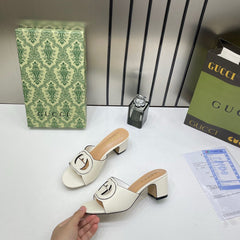 Gucci Premium Interlocking G Espadrille Wedge Sandals Women’s