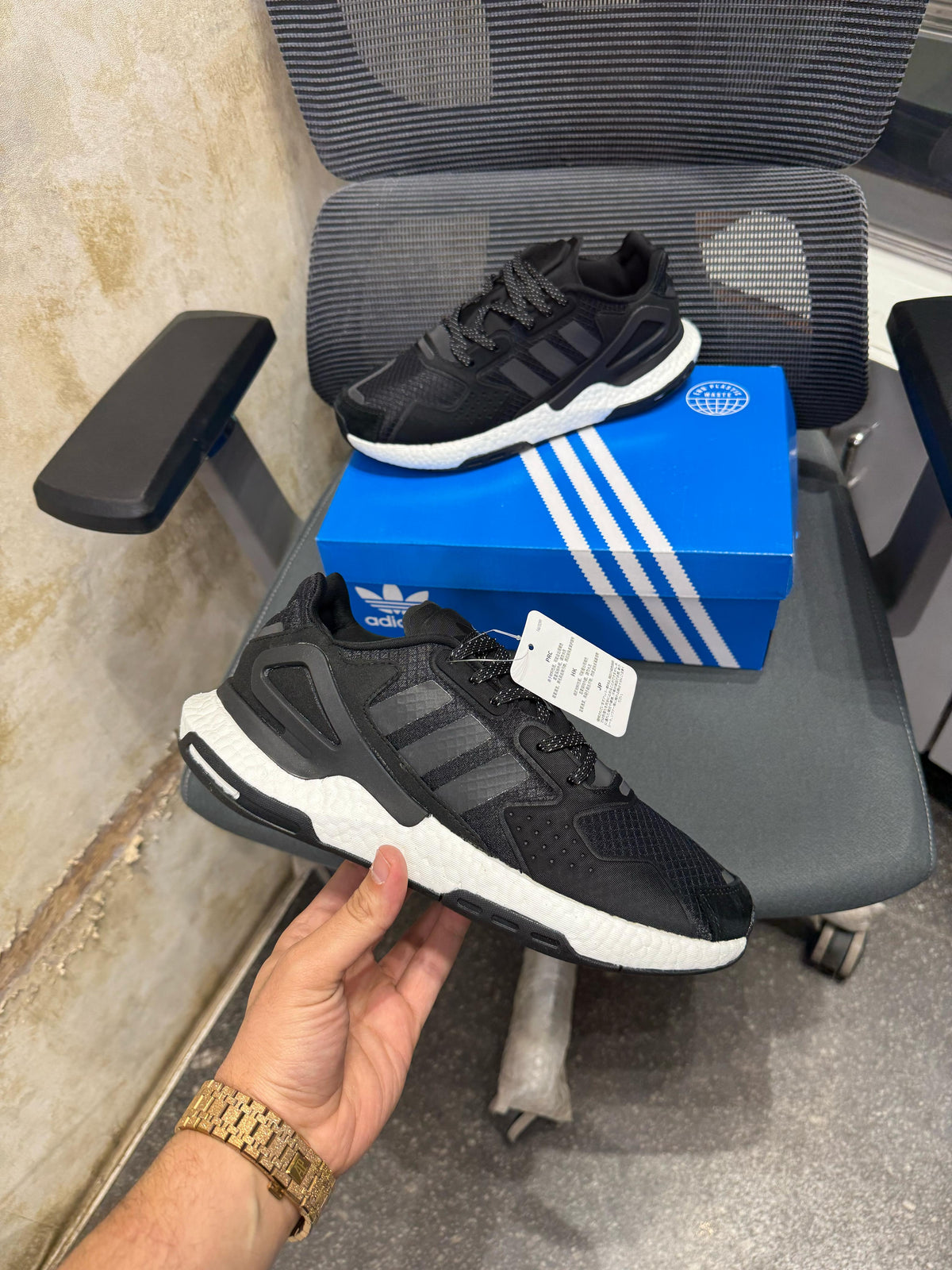 Adidas Nite Joggers Black White
