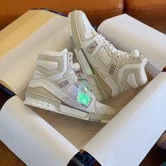 Louis Vuitton trainer boots White