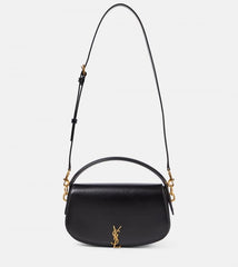 YSL Saint Laurent Voltaire Leather Shoulder Bag With OG Box & Dust Bag (Y168 Black)