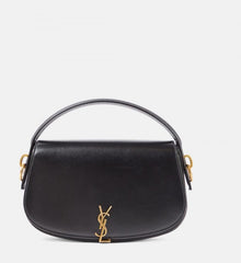 YSL Saint Laurent Voltaire Leather Shoulder Bag With OG Box & Dust Bag (Y168 Black)