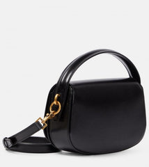 YSL Saint Laurent Voltaire Leather Shoulder Bag With OG Box & Dust Bag (Y168 Black)