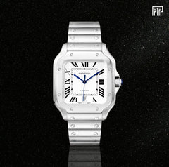 Cartier santos white dial