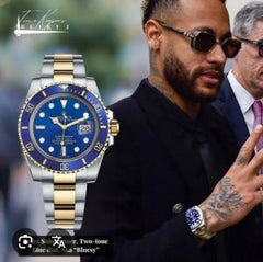 ROLEX OYSTER PERPETUAL SUBMARINE GOLD BLUE