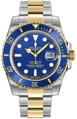 ROLEX OYSTER PERPETUAL SUBMARINE GOLD BLUE
