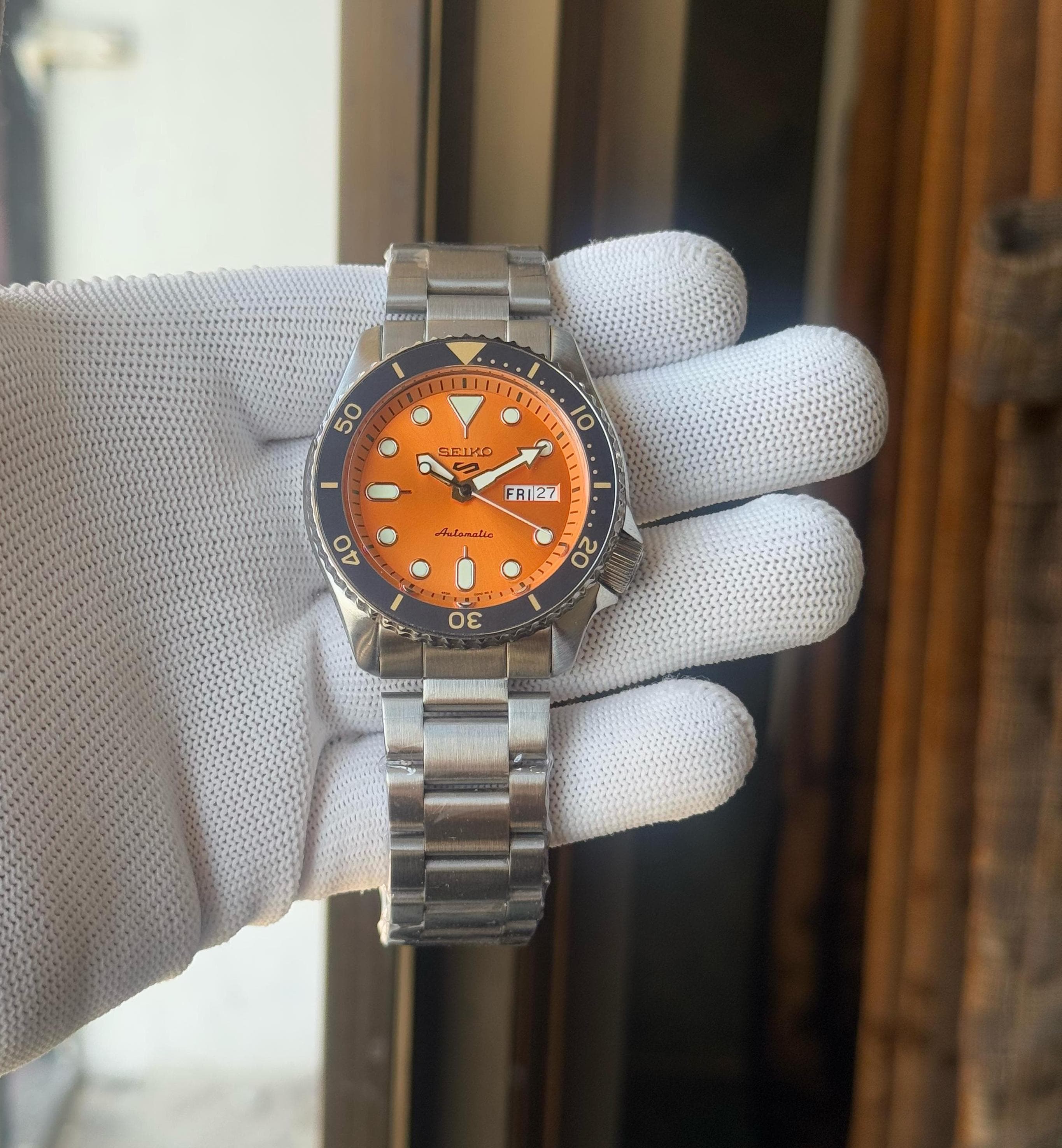 Seiko 5 Sports Orange