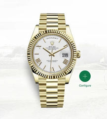 Rolex Day Date Gold White YZ Quality