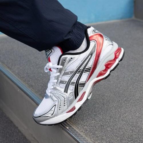 Asics gel kayano orange and gruy