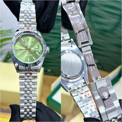 ROLEX DATE-JUST MINT GREEN ZR LOCK