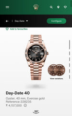 ROLEX ROMAN ROSE GOLD Black dial 003