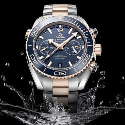 Omega Seamaster Planet Ocean Blue Chronograph Quartz
