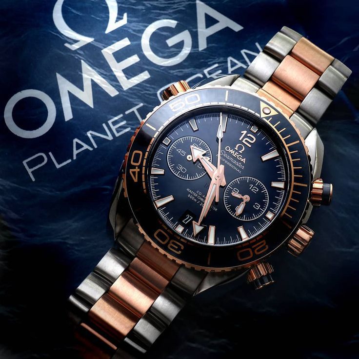 Omega Seamaster Planet Ocean Blue Chronograph Quartz