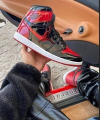 NIKE RETRO 1 BRED PATENT PREMIUM QUALITY