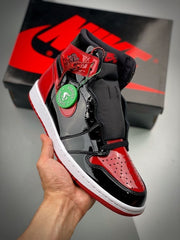 NIKE RETRO 1 BRED PATENT PREMIUM QUALITY