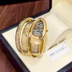 BVLGARI WOMEN SERPENTI gold black dial